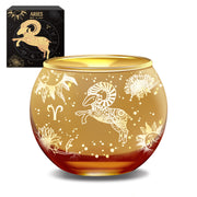 Aries Zodiac Candle Holder Votive Candle Holder