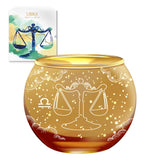 Libra Zodiac Candle Holder Votive Candle Holder