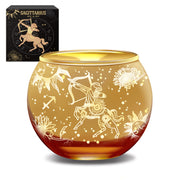 Sagittarius Zodiac Candle Holder Gold Candle Holder