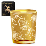 Sagittarius Zodiac Candle Holder Gold Candle Holder