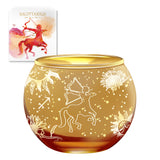 Sagittarius Zodiac Candle Holder Gold Candle Holder