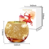 Sagittarius Zodiac Candle Holder Gold Candle Holder