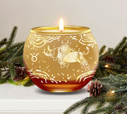 Taurus Zodiac Candle