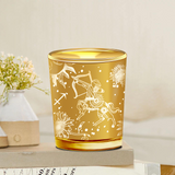 Sagittarius Zodiac Candle Holder Gold Candle Holder