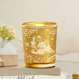 Virgo Zodiac Candle Holder Gold Candle Holder